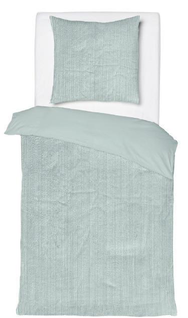 POVLEČENÍ manšestr šalvějově zelená 140/200 cm - šalvějově zelená, Basics, textil (140/200cm) - Novel