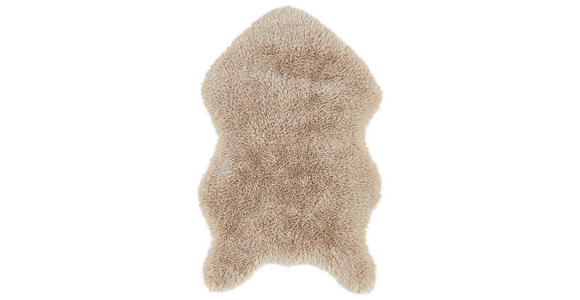KUNSTFELL 60/90 cm Moni Beige  - Beige, Basics, Textil/Fell (60/90cm) - Boxxx