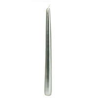 SVIEČKA V TVARE SLZY - strieborná, Basics, prírodné materiály (2.2/24/2.2cm)