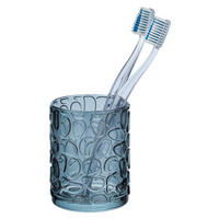 ZAHNPUTZBECHER Glas  - Grau, Basics, Glas (7,5/10/7,5cm) - Wenko