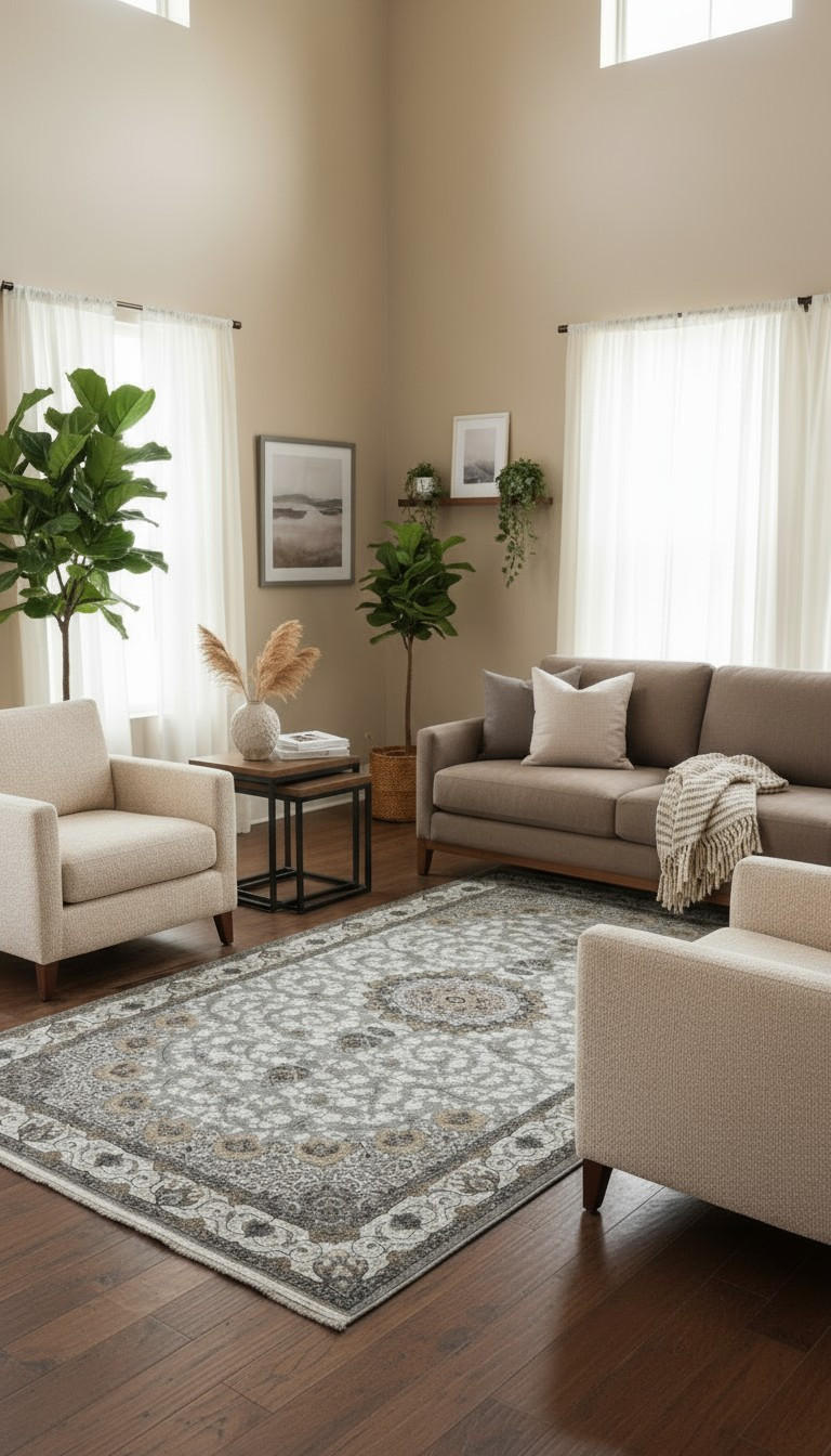 WEBTEPPICH 160/230 cm Beige  - Beige, Design, Kunststoff (160/230cm) - Novel