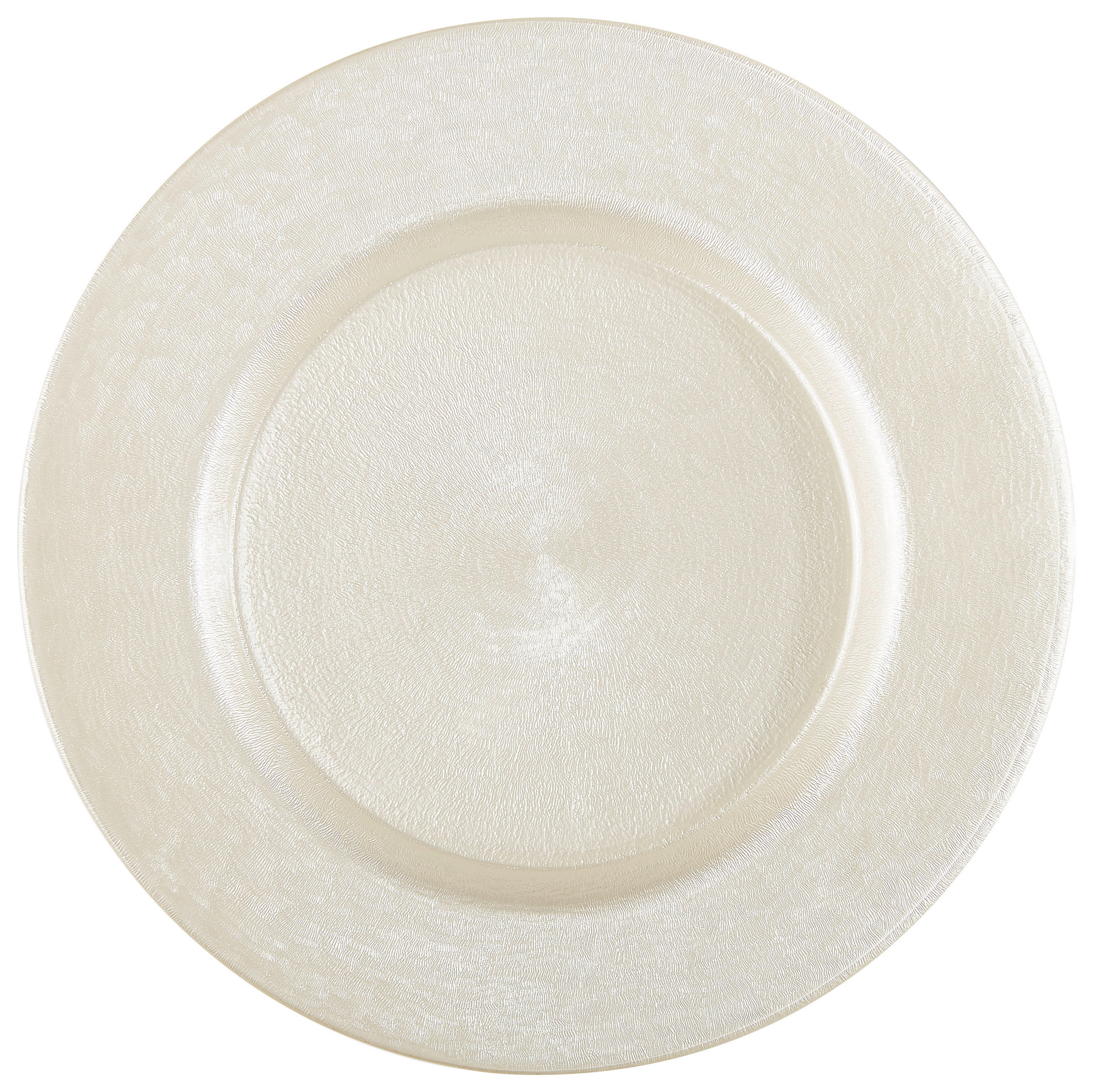 PLATZTELLER 32,5 cm  - Weiß, Trend, Glas (32,5cm) - Novel
