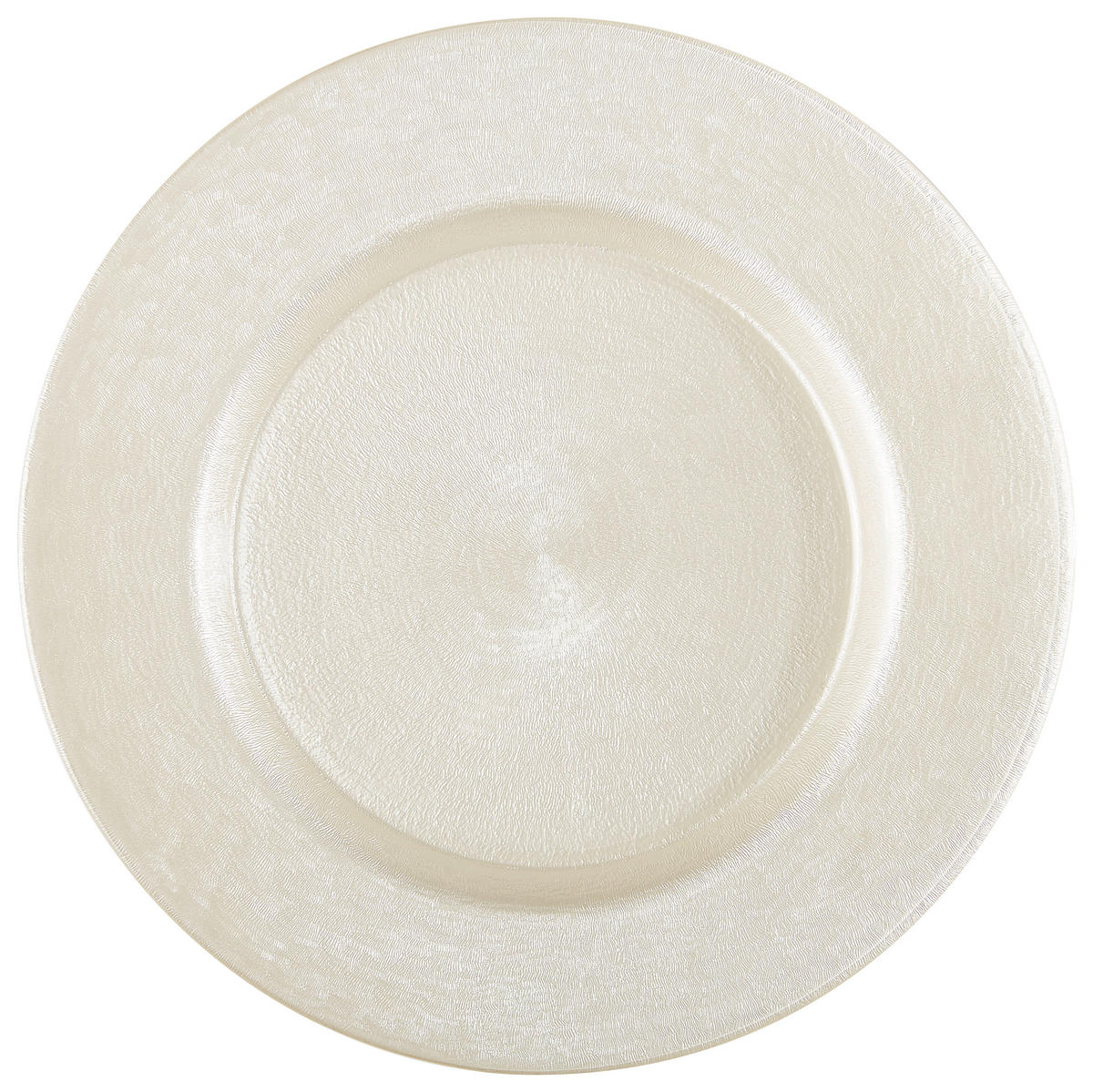 PLATZTELLER 32,5 cm  - Weiß, Trend, Glas (32,5cm) - Novel