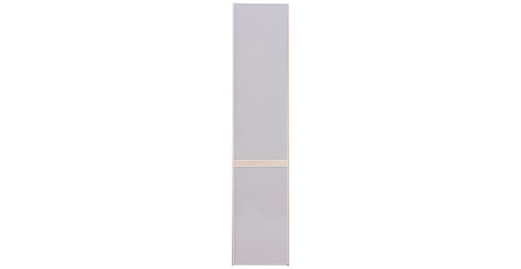 DREHTÜRENSCHRANK in Grau, Eichefarben - Eichefarben/Alufarben, KONVENTIONELL, Glas/Holzwerkstoff (51/240/63cm) - Moderano