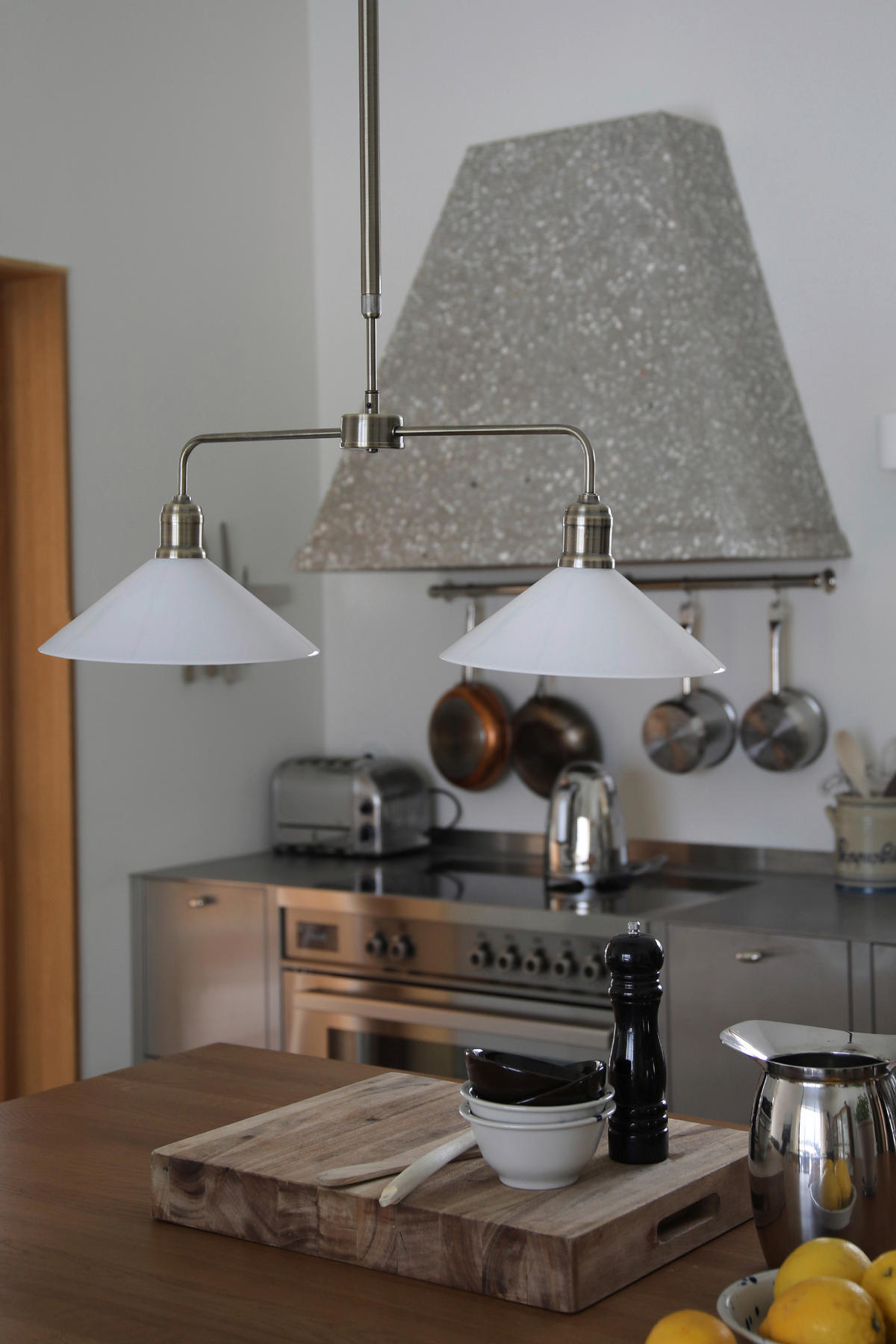 PENDELLEUCHTE Vela 25/148/75 cm  - Messingfarben/Weiß, Basics, Glas/Metall (25/148/75cm) - Markslöjd