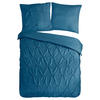 BETTWÄSCHE Elegance Mikrofaser 135/200 cm  - Petrol, Basics, Textil (135/200cm)