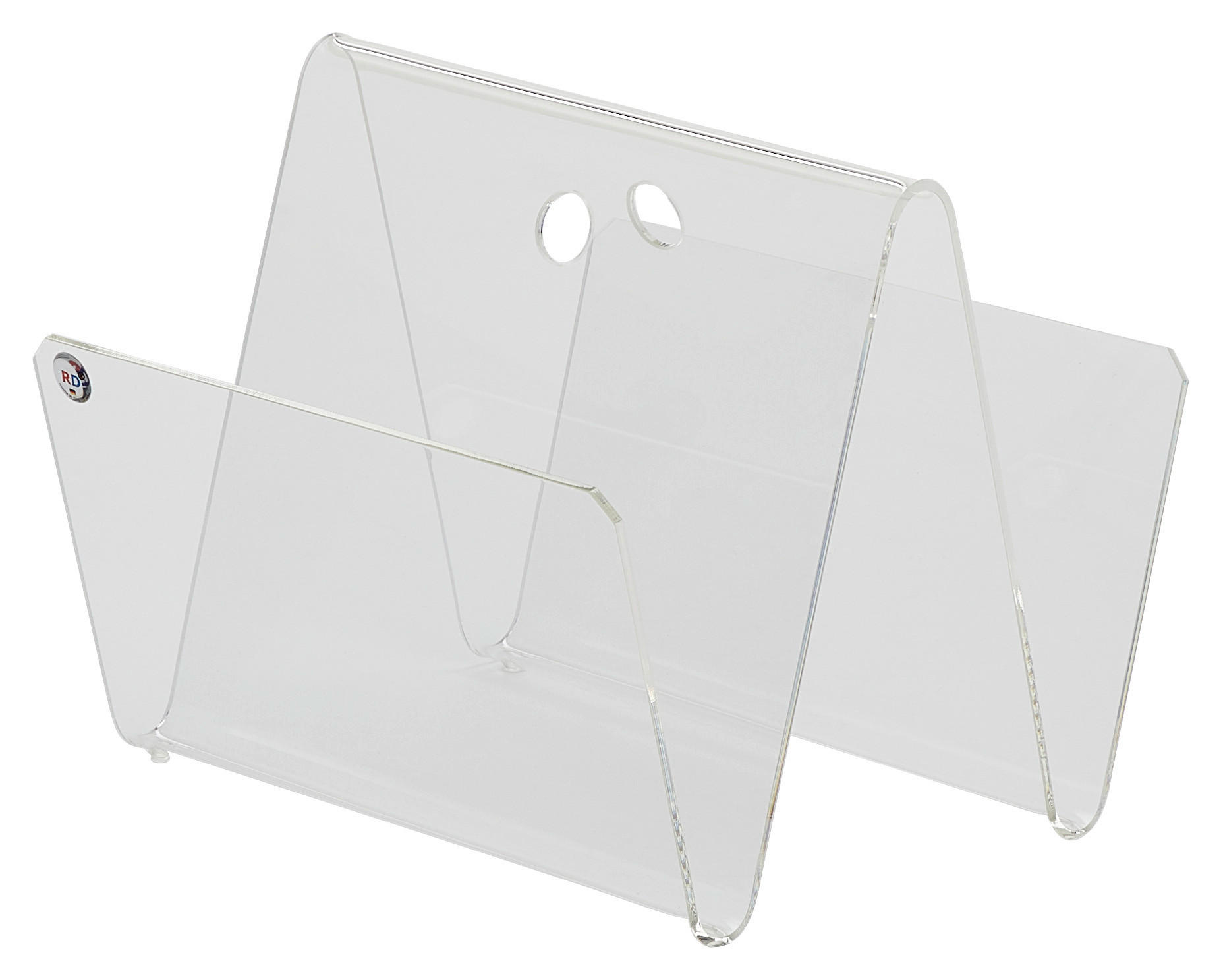 ZEITUNGSSTÄNDER Kunststoff Klar  - Klar, Design, Kunststoff (30/26/30cm)