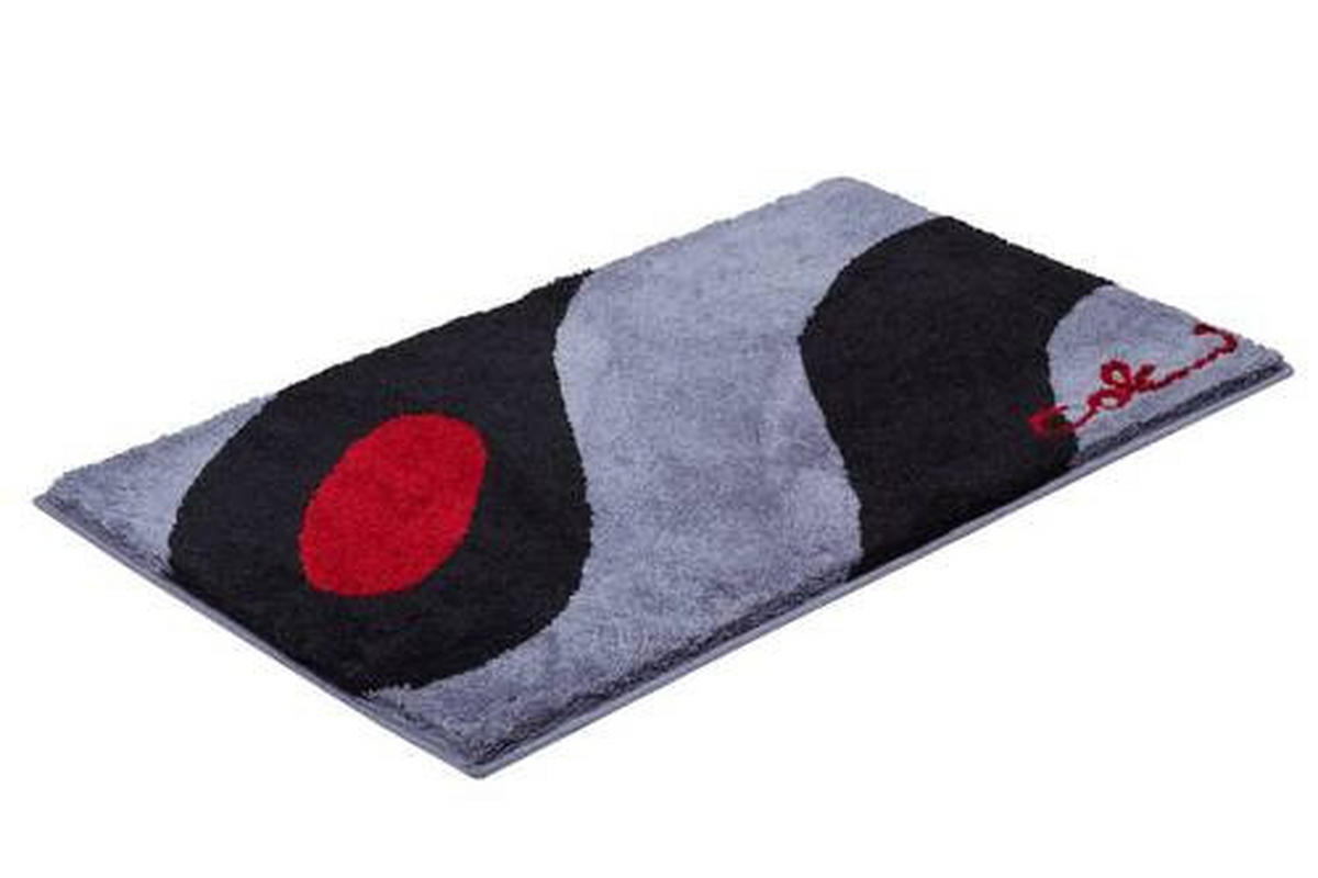 KOBEREC DO KOUPELNY, 80/140 cm - šedá/černá, Basics, textil/plast (80/140cm) - Grund