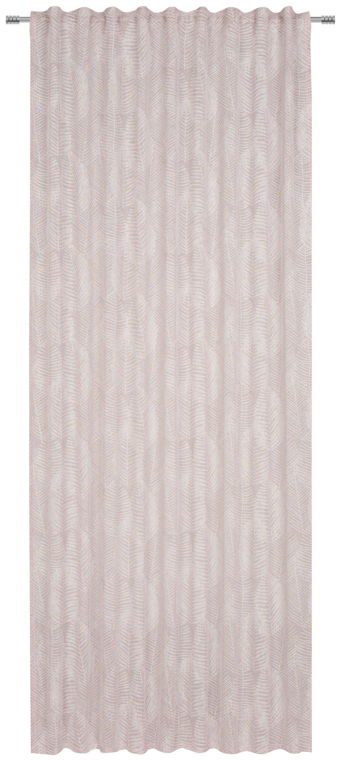 HOTOVÝ ZÁVĚS, poloprůhledné, 140/245 cm - růžová, Design, textil (140/245cm) - Esposa