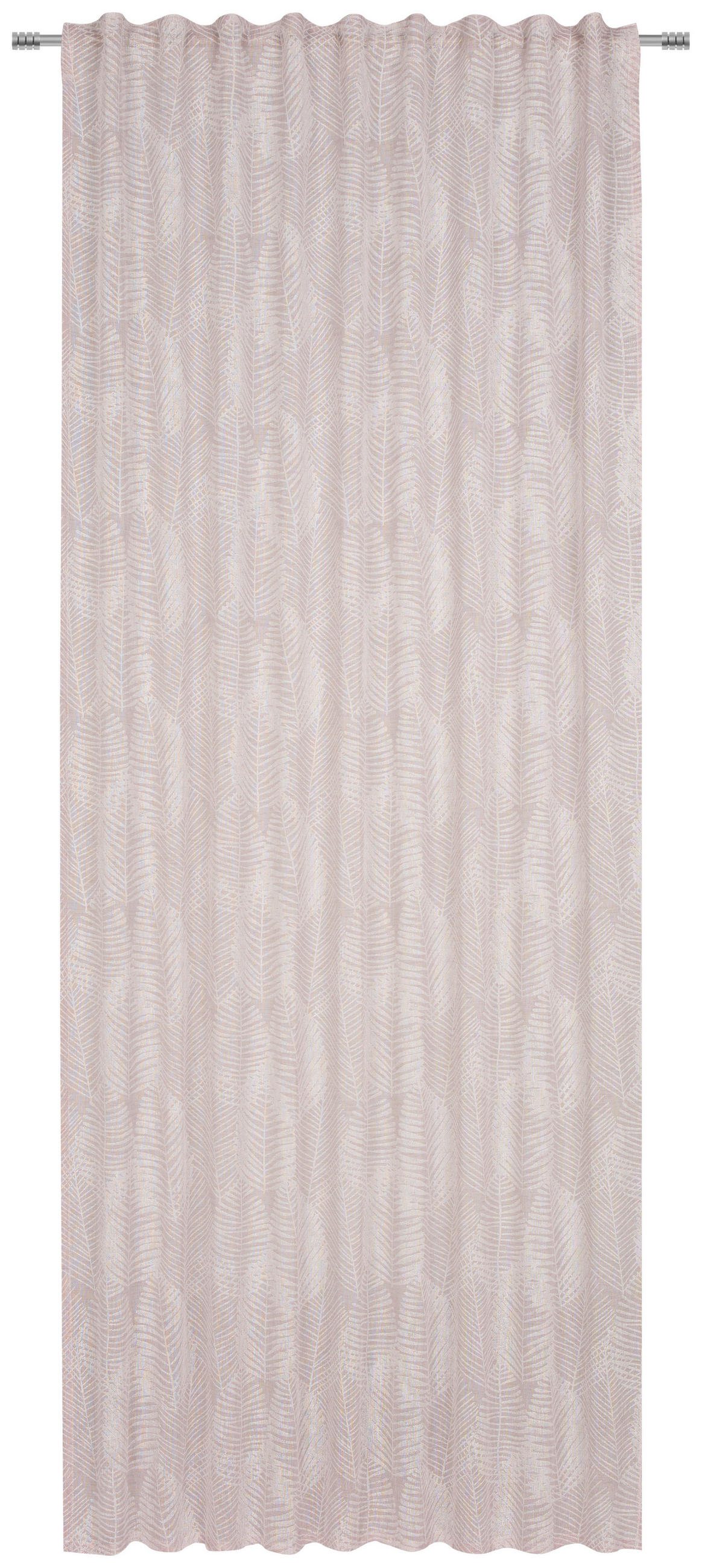 HOTOVÝ ZÁVES, polopriehľadné, 140/245 cm - ružová, Design, textil (140/245cm) - Esposa