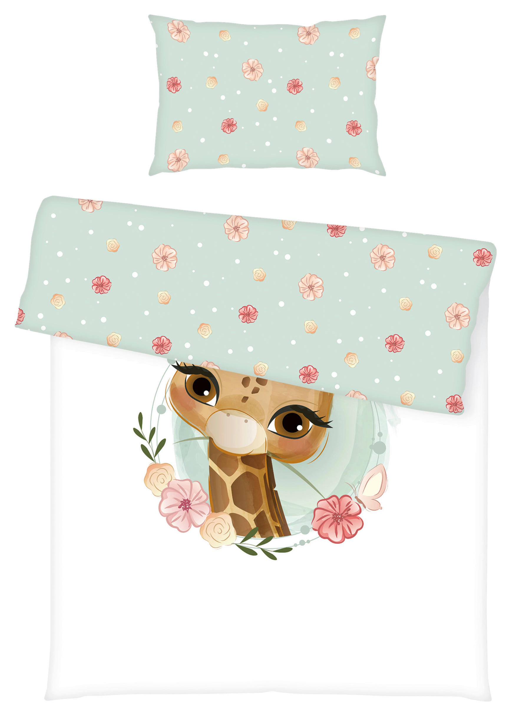 BABYBETTWÄSCHE Renforcé 100/135 cm  - Multicolor/Weiß, KONVENTIONELL, Textil (100/135cm) - Herding