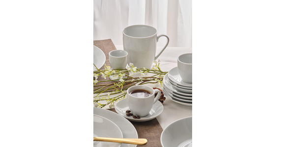 KOMBISERVICE Weiß Pisa 62-teilig 6 Personen  - Weiß, Basics, Keramik - Novel