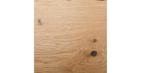 SCHREIBTISCH 160/70/75 cm  in Eichefarben  - Eichefarben/Schwarz, Natur, Holz/Metall (160/70/75cm) - Linea Natura