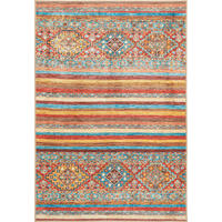 VINTAGE-TEPPICH 130/190 cm CORTEA AZMEO, waschbar Multicolor, Rot, Cognac  - Cognac/Rot, Design, Kunststoff/Textil (130/190cm) - Lindorug