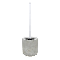 WC-BÜRSTENGARNITUR LONDA  - Chromfarben/Hellgrau, KONVENTIONELL, Keramik/Kunststoff (11,5/38/11,5cm) - Schöner Wohnen
