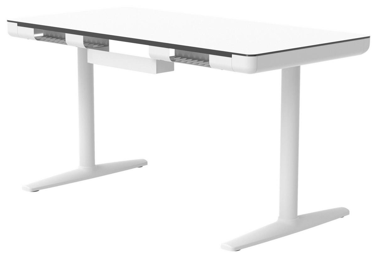 SCHREIBTISCH 140/70/73 cm Weiß  - Weiß, Design, Holzwerkstoff/Kunststoff (140/70/73cm) - Novel