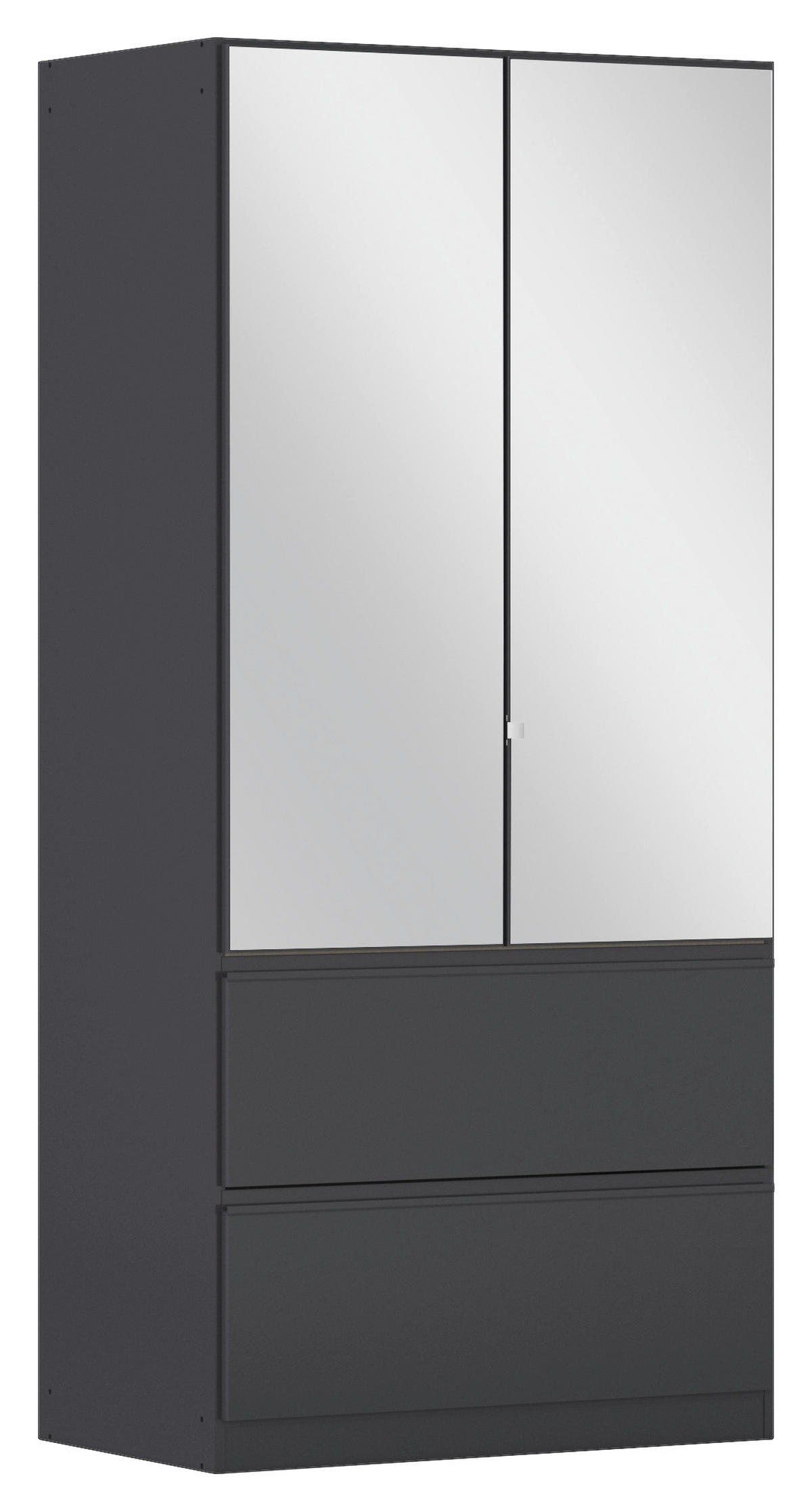 DREHTÜRENSCHRANK in Grau  - Grau, Modern, Holzwerkstoff (91/197/54cm) - Rauch Möbel