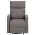 RELAXSESSEL Mikrofaser    - Schwarz/Grau, KONVENTIONELL, Kunststoff/Textil (73/105/93cm) - Xora