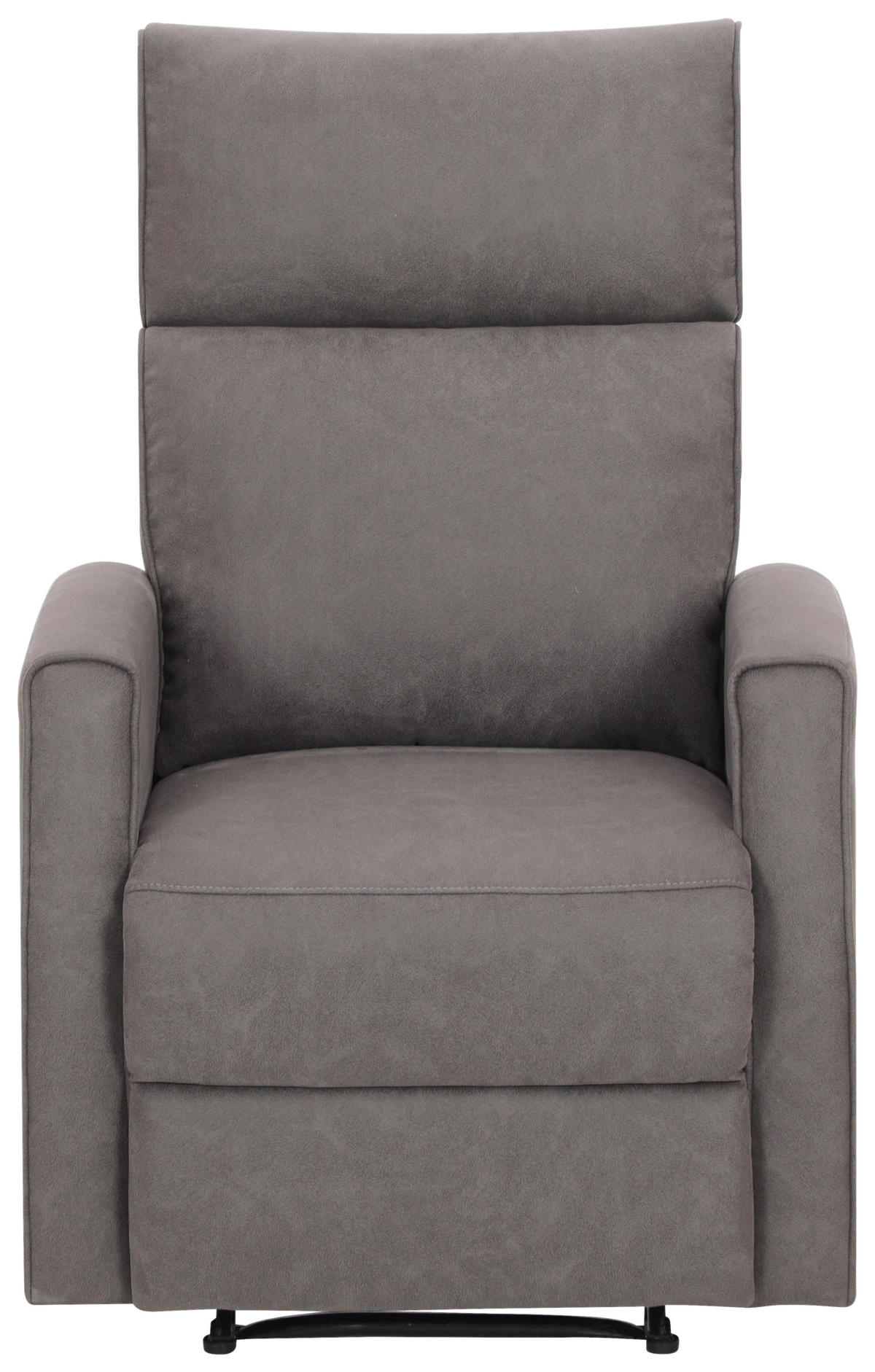 RELAXSESSEL Mikrofaser    - Schwarz/Grau, KONVENTIONELL, Kunststoff/Textil (73/105/93cm) - Xora