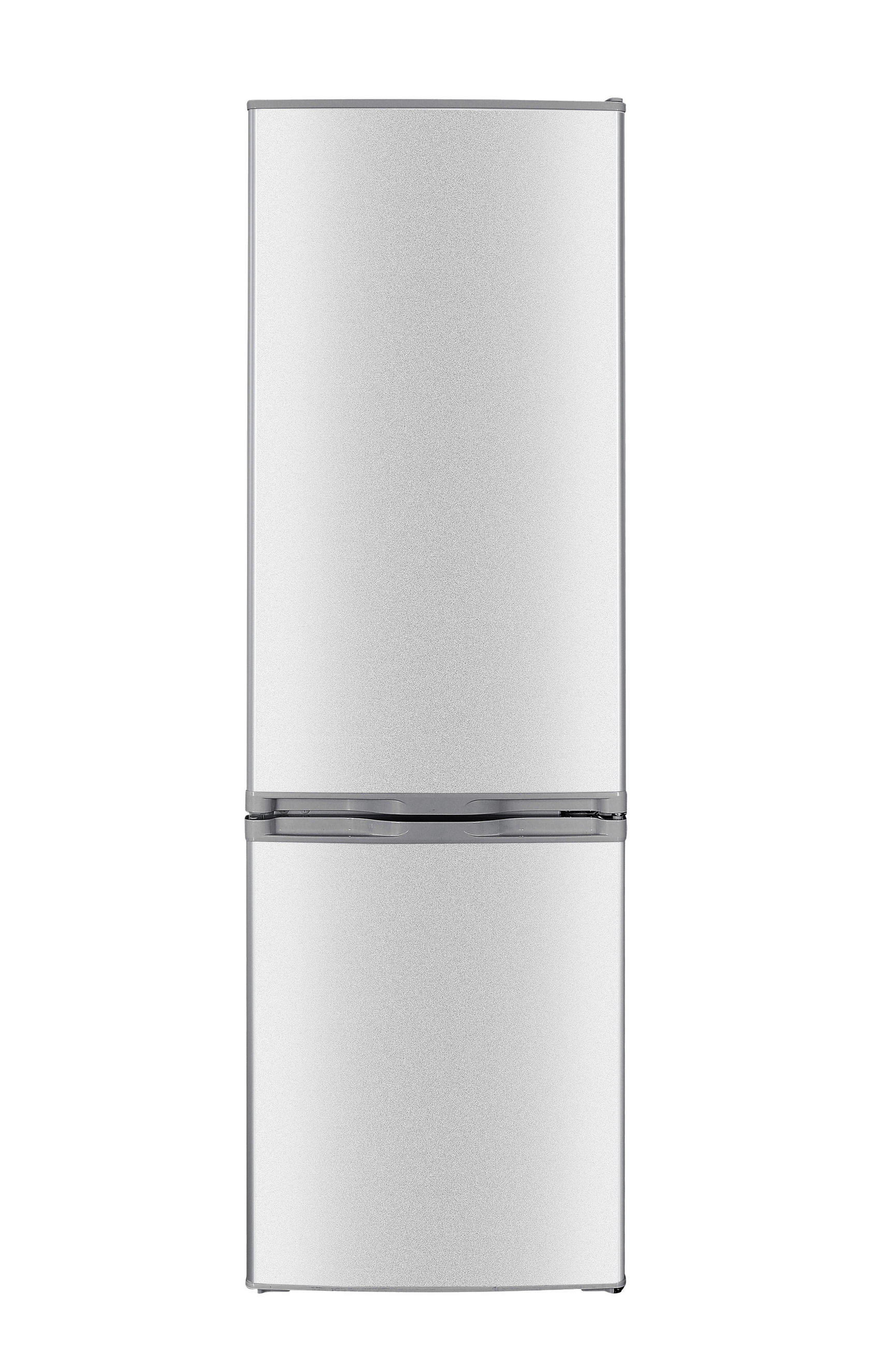 PKM Kühl-Gefrier-Kombination Silber 55x180x56 cm