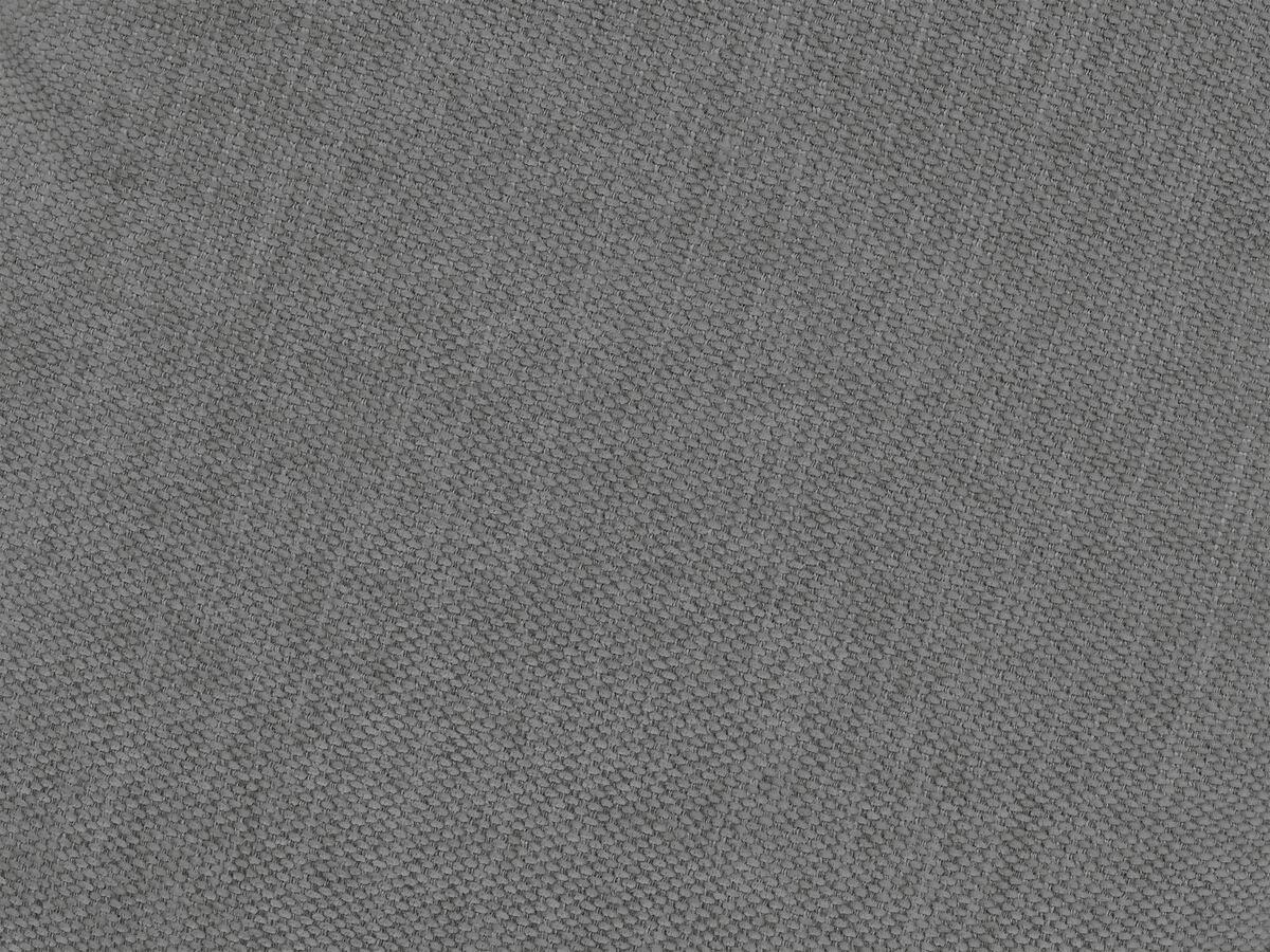 HOCKER FUJI  Leinenoptik Dunkelgrau  - Dunkelgrau/Schwarz, MODERN, Kunststoff/Textil (112/44/80cm)