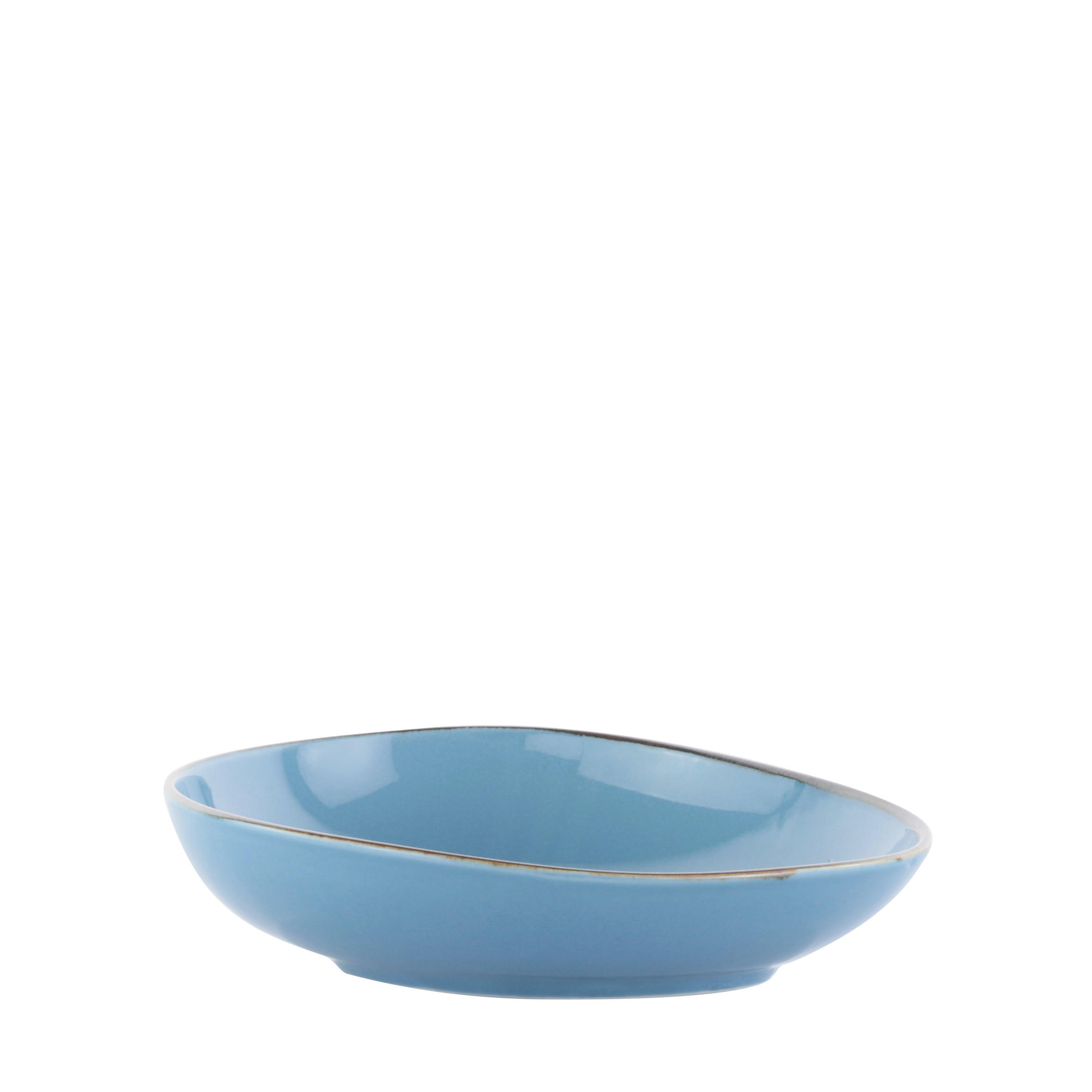 GOURMETTELLER AQUA AZZURRO   23/19,5 cm  - Blau, Trend, Keramik (23/19,5cm) - Novel