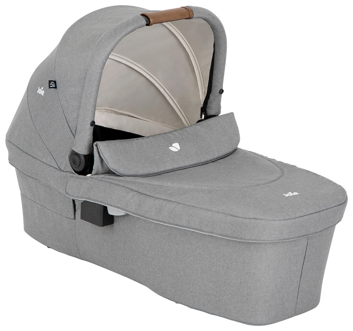 LIEGEWANNE Ramble XL  - Hellgrau/Weiß, Basics, Kunststoff/Textil (88/42/58,5cm) - Joie