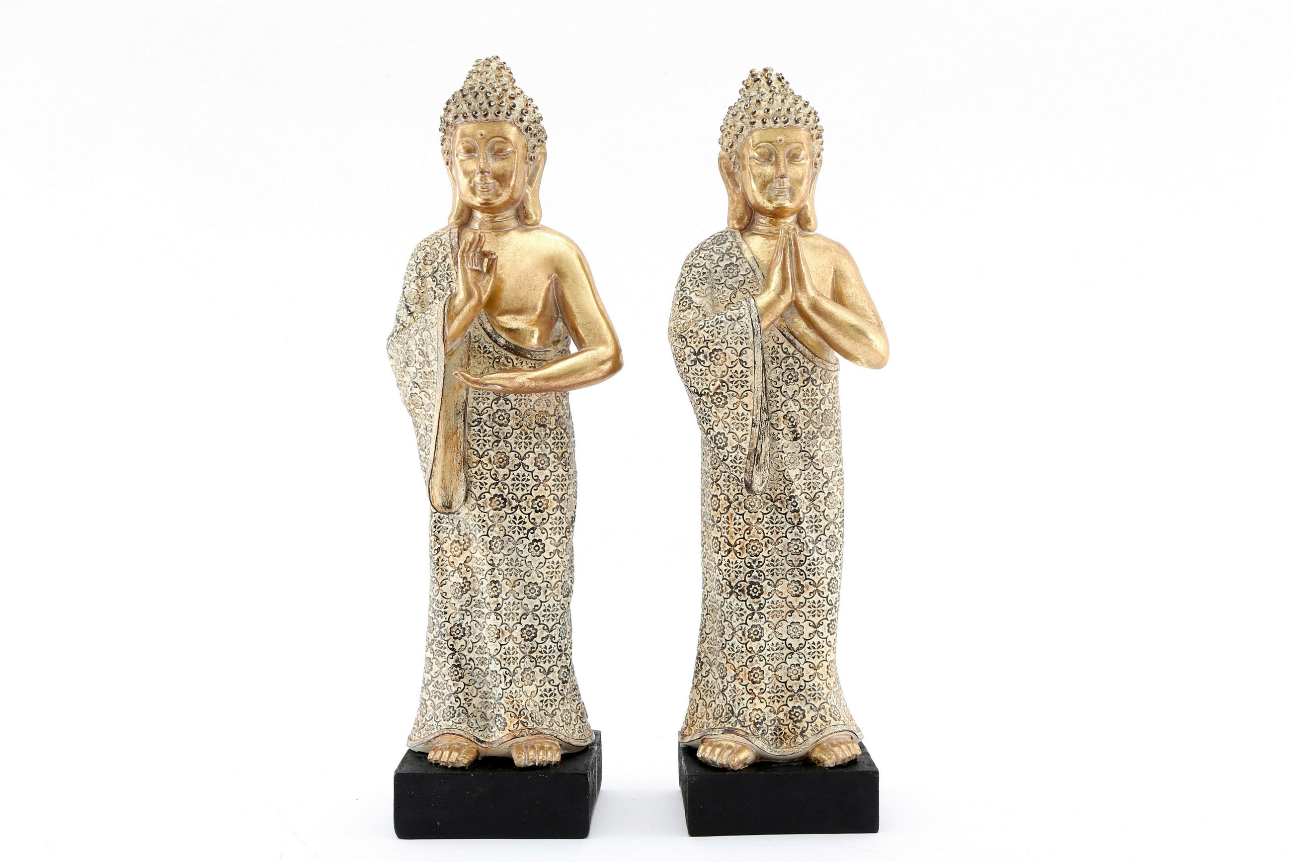 BUDHA - zlatá, Basics, plast (12.5/41/10cm)