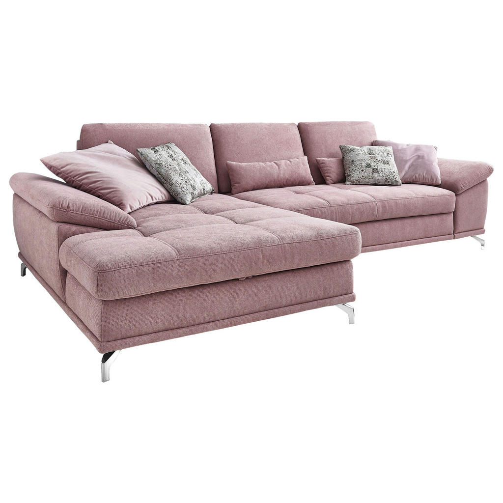 Thumbnail - Sit & More Ecksofa, Flieder, Textil, 5-Sitzer, Ottomane links, L-Form, 301x176 cm, Goldenes M, Oeko-Tex® Standard 100, M...