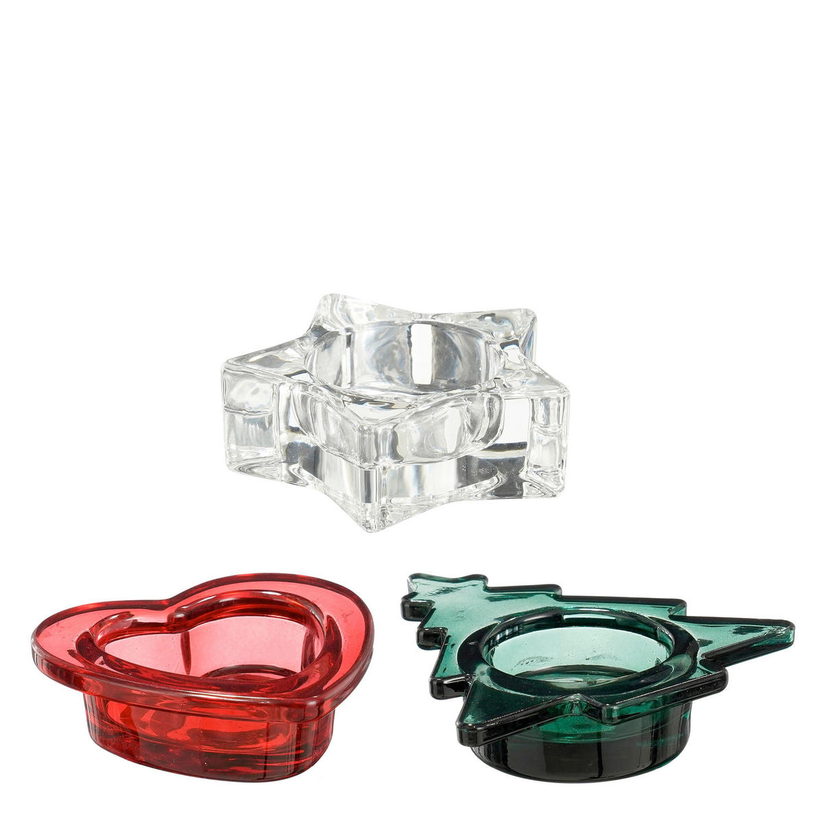 TEAMÉCSESTARTÓ - színes, Basics, Üveg (7.5/6.5/2cm)