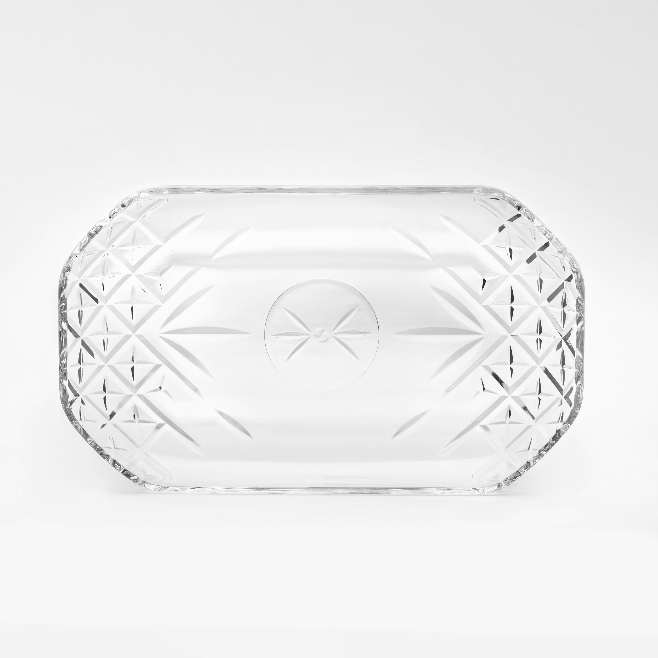 SERVIERPLATTE - Klar, KONVENTIONELL, Glas (30,5/3,3/18,2cm) - Van Well