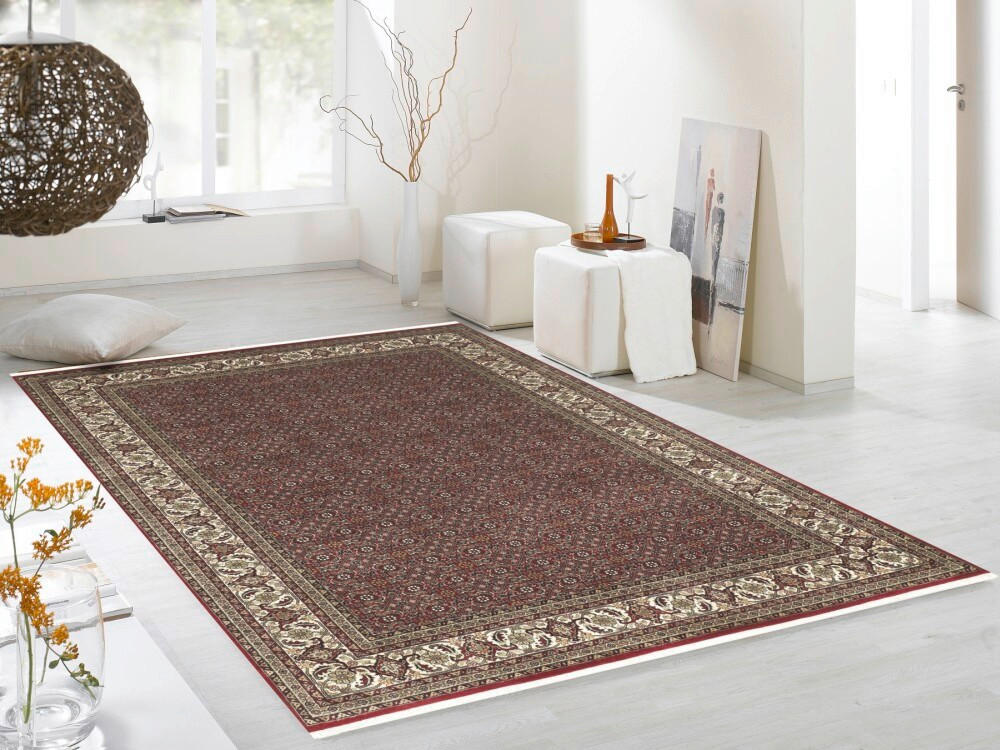 ORIENTTEPPICH 200/300 cm Bidjar Elegant Allover Creme, Rot  - Rot/Creme, Basics, Textil (200/300cm) - Cazaris