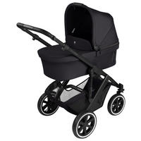 KINDERWAGENSET Salsa 5 Air  - Schwarz, Basics, Textil/Metall (63/118/95,5cm) - ABC Design