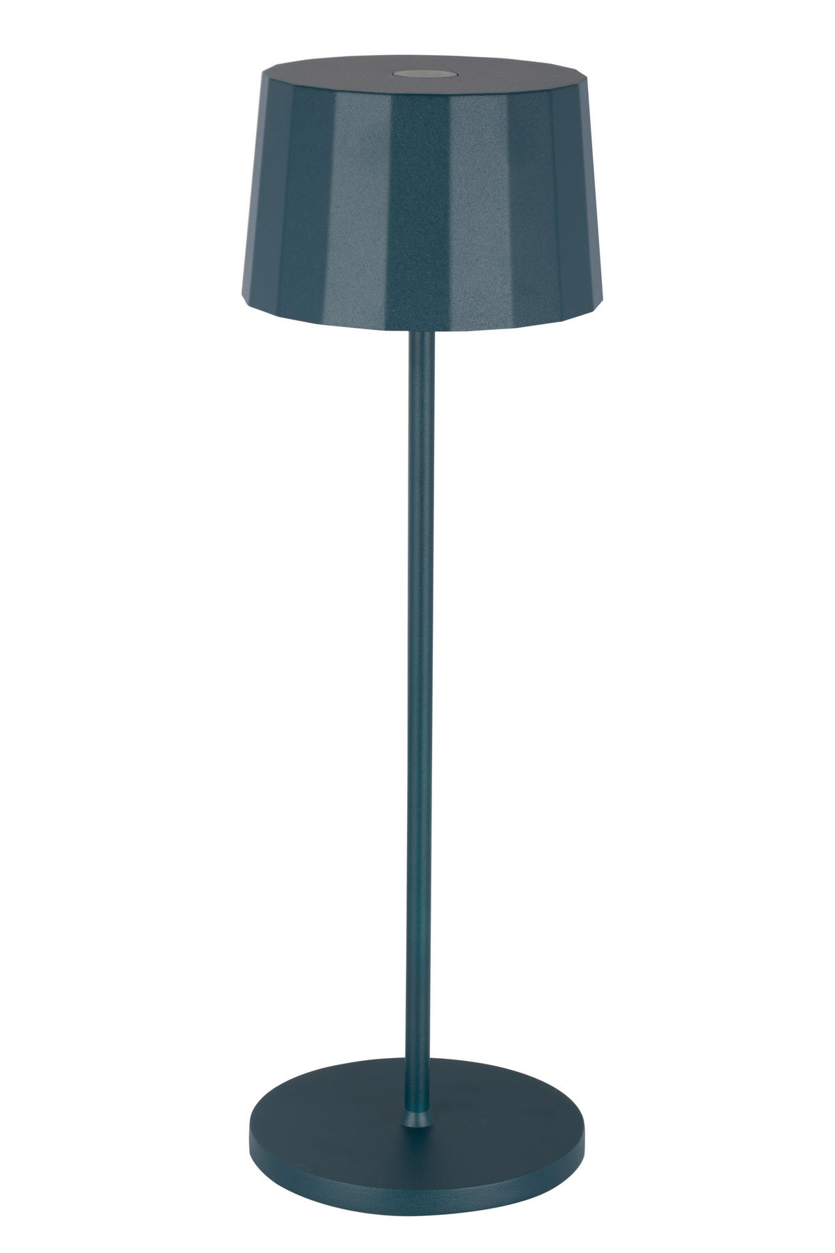 STOLNÍ LAMPA NA BATERIE, dotykový stmívač, 11/35 cm  - modrá, Trend, kov/plast (11/35cm) - Dieter Knoll