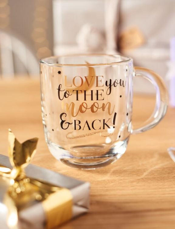 TASSE 400 ml  - Klar/Goldfarben, Basics, Glas (14/15/8,7cm) - Leonardo