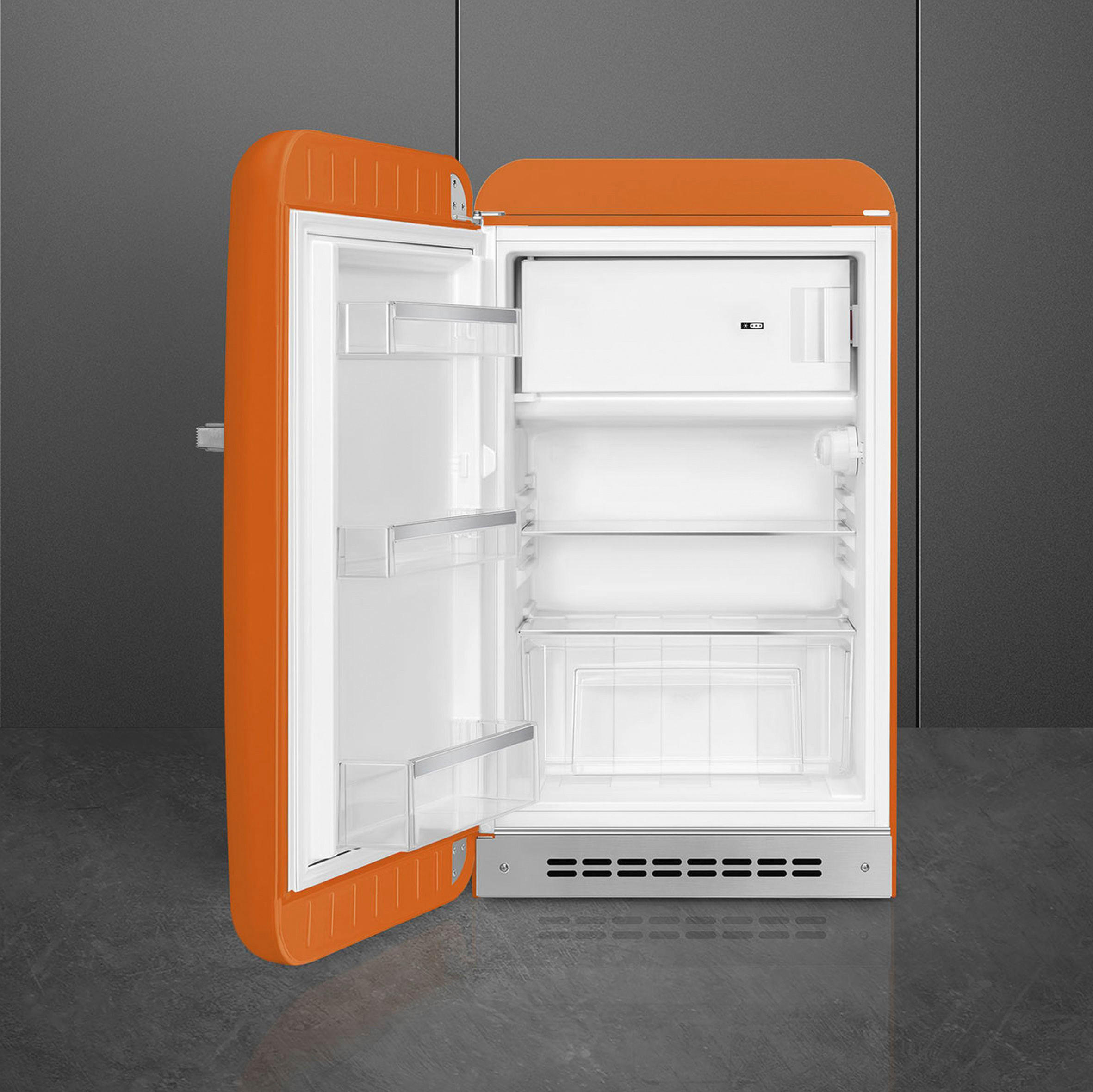 KÜHLSCHRANK 54,5/97-98/70,1 cm FAB10LOR6  - Orange, Basics, Glas/Metall (54,5/97-98/70,1cm) - SMEG