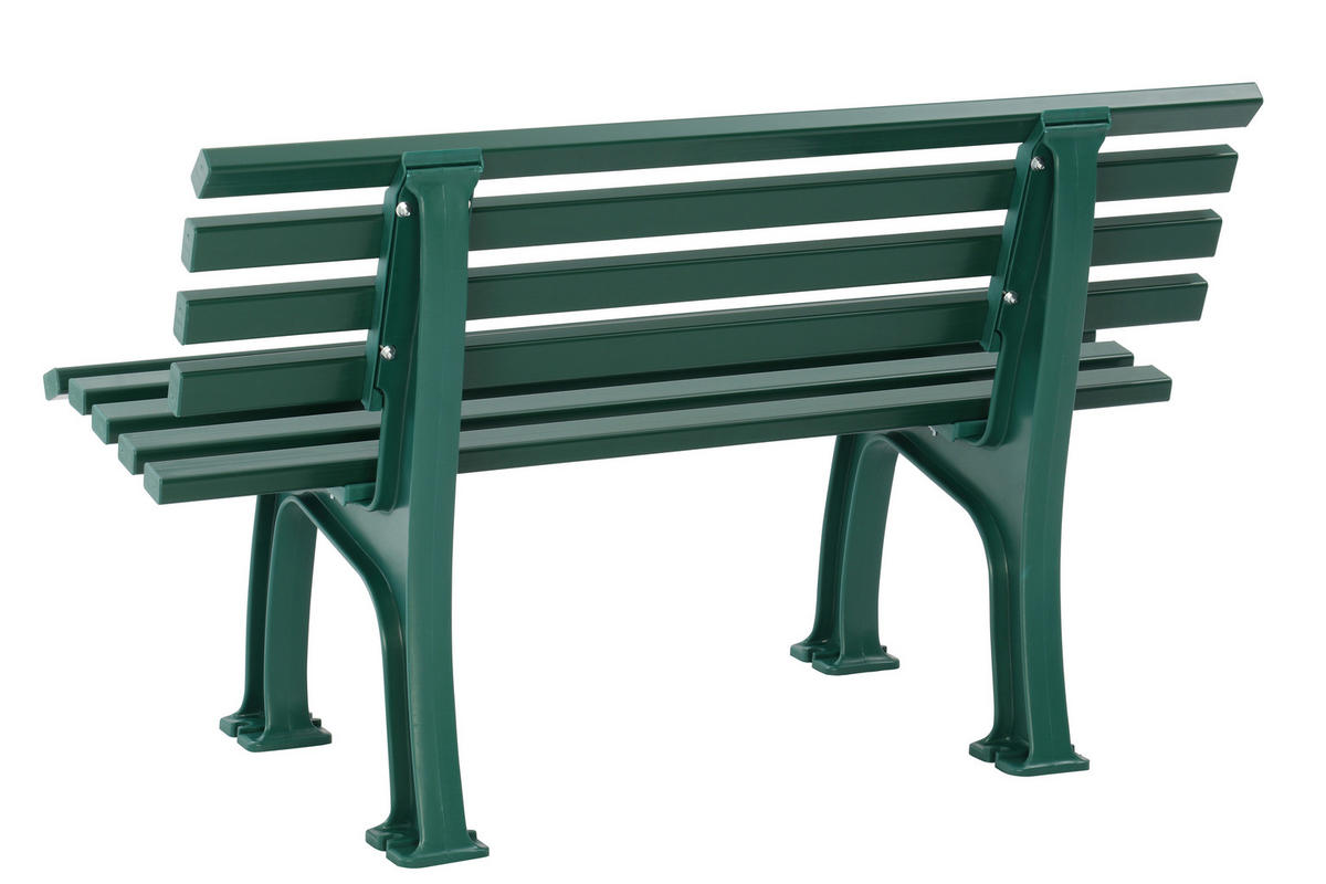 GARTENBANK 120/74/54 cm   - Grün, Basics, Kunststoff (120/74/54cm) - Modante