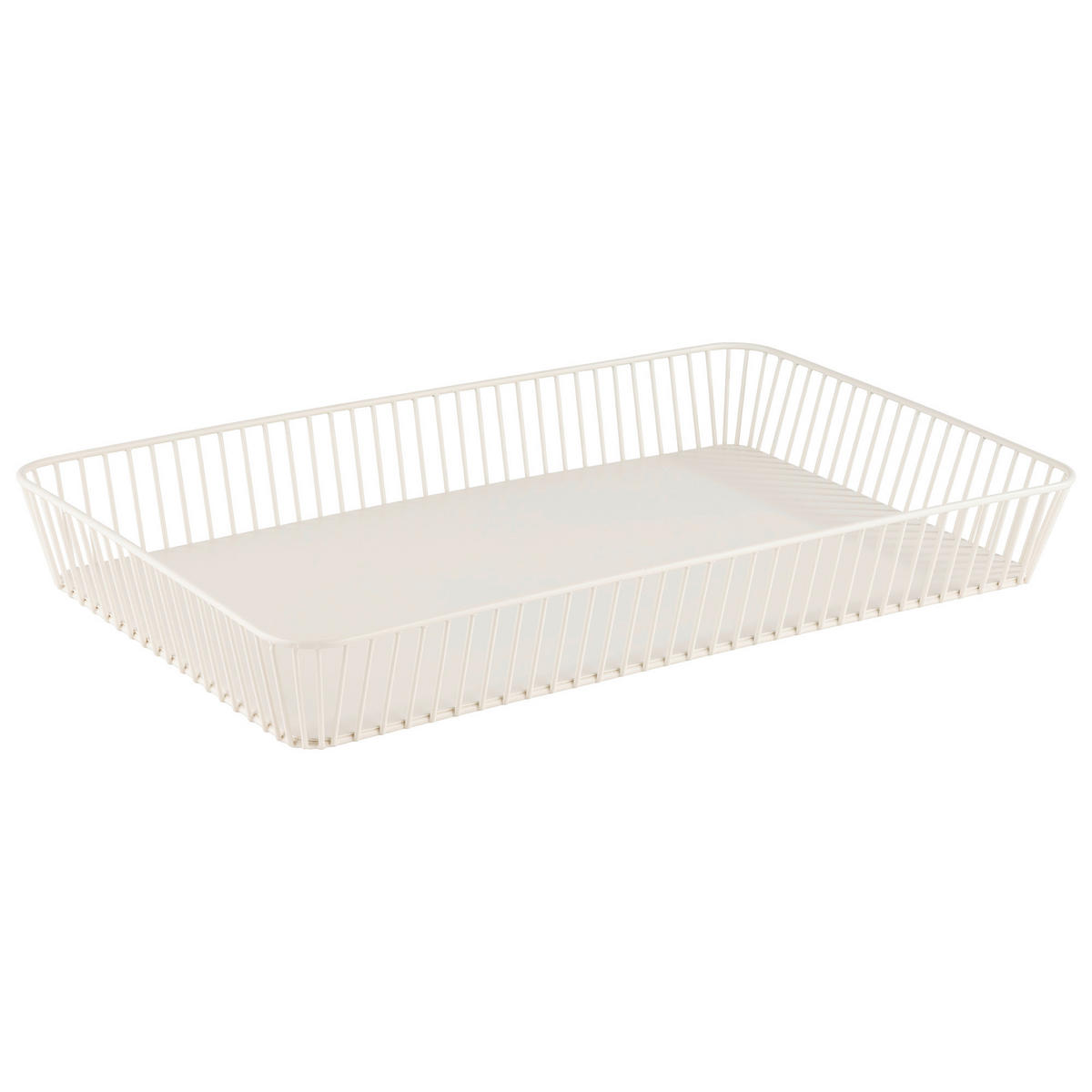 KORB  - Weiß, Basics, Metall (53/32,5/7cm)