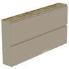 SCHUHKIPPER - Sandfarben/Taupe, Design, Holzwerkstoff (160/81/22cm) - Moderano