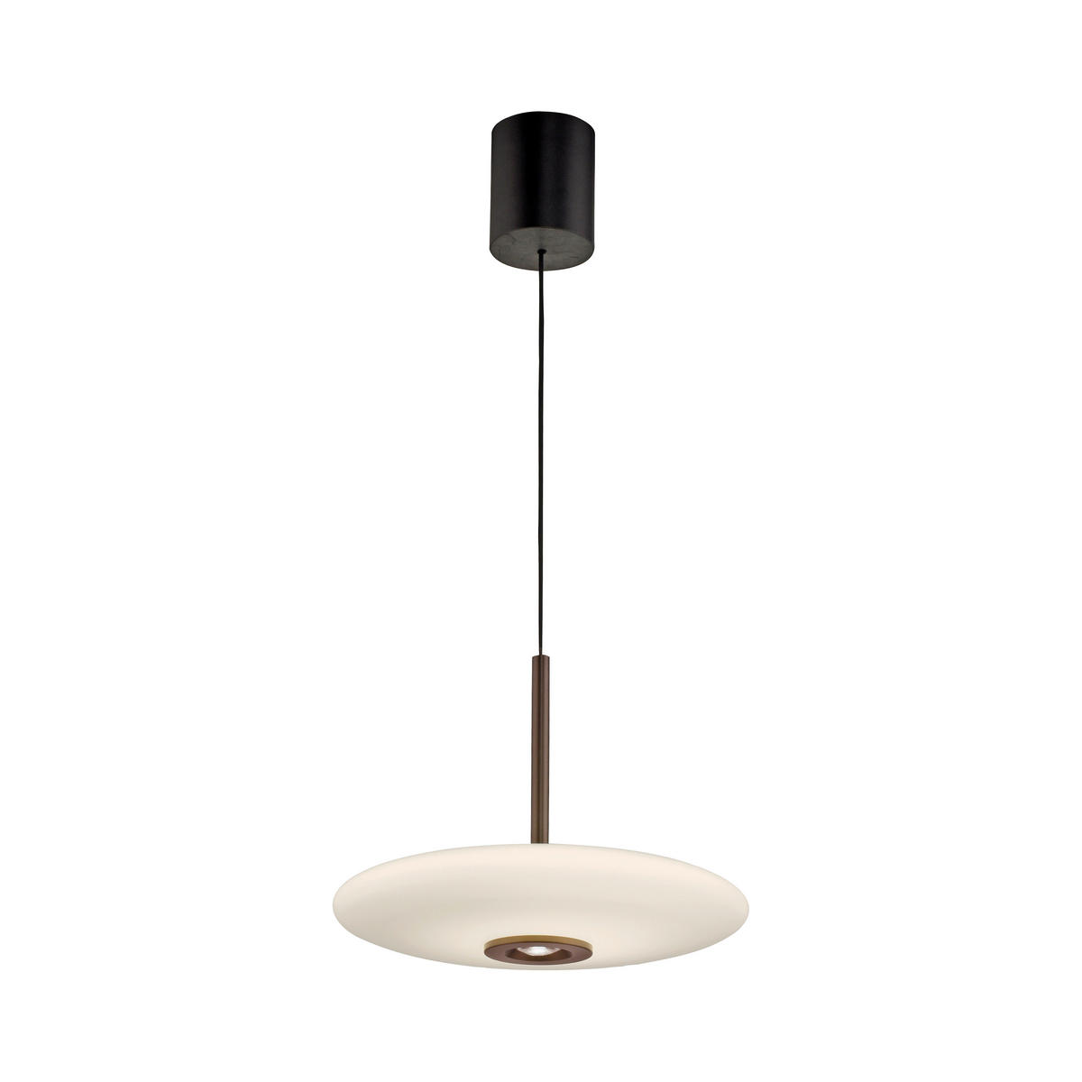 LED-HÄNGELEUCHTE 45/45/240 cm   - Braun, Design, Glas/Kunststoff (45/45/240cm) - Neuhaus PURE