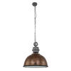 PENDELLEUCHTE  52/153/52 cm   - Braun, Trend, Glas/Metall (52/153/52cm)