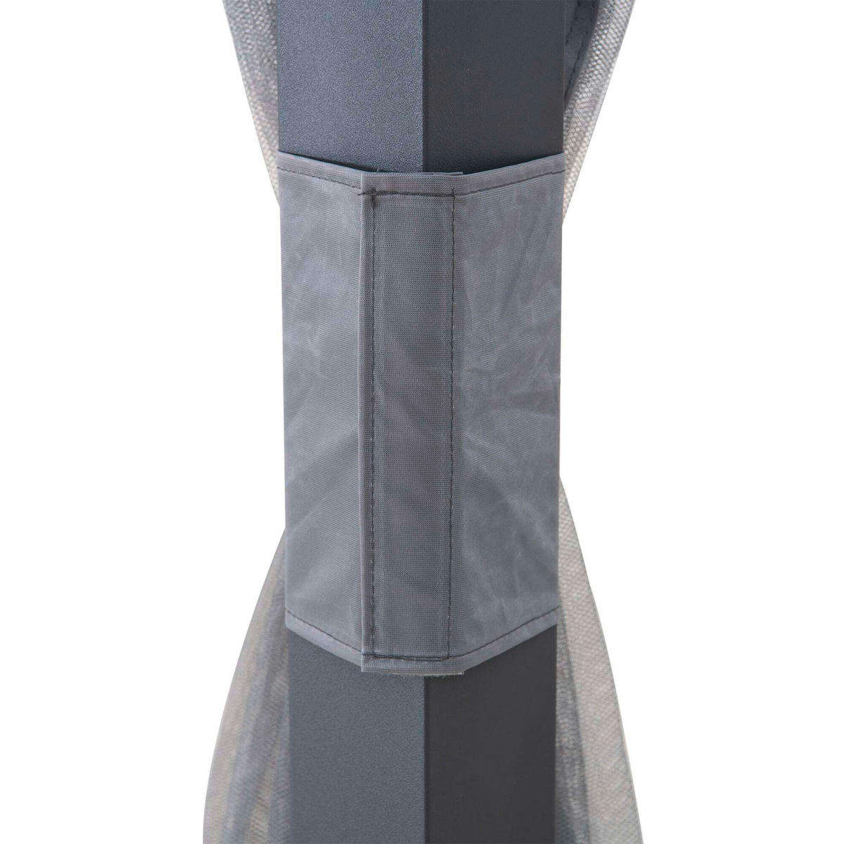 PAVILLON-SEITENTEIL   - Grau, Basics, Textil (265/221cm) - Modante