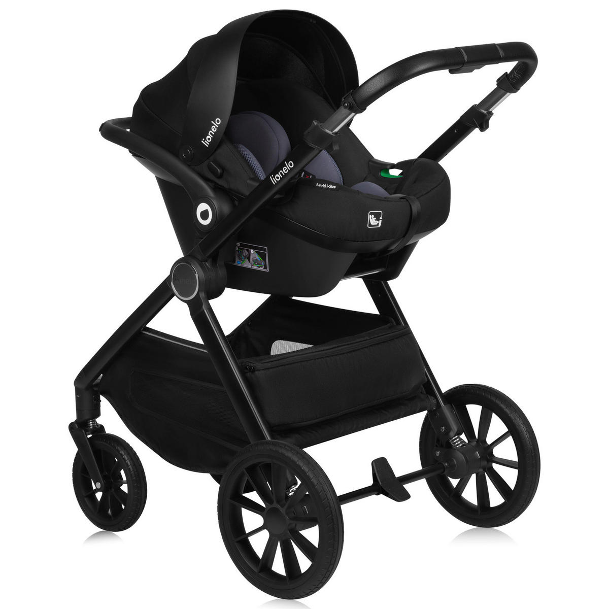 KINDERWAGENSET LO-Layla 3in1  - Grau, Basics (94/62/115cm) - Lionelo