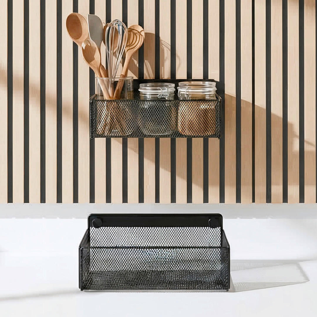 AKUSTIKPANEEL  - Schwarz, Basics, Metall (15,5/10/8cm)