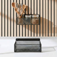 AKUSTIKPANEEL  - Schwarz, Basics, Metall (15,5/10/8cm)