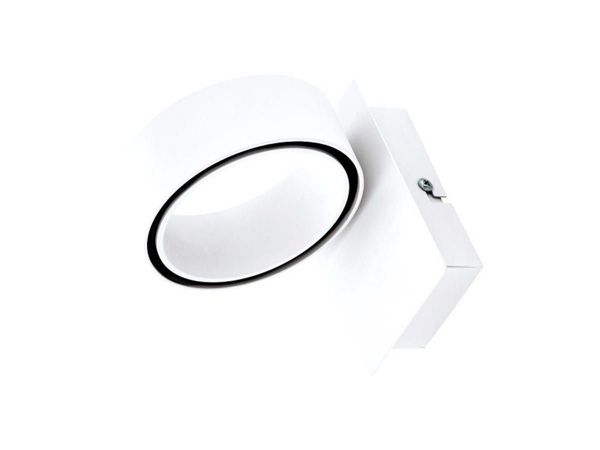 APLICĂ DE PERETE CU LED - alb, Konventionell, metal (8/13,5cm)