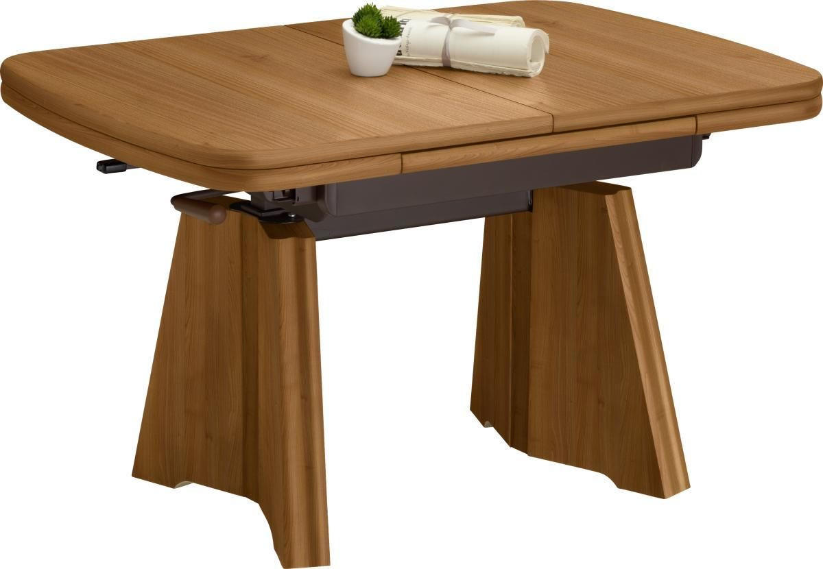 COUCHTISCH in Metall, Holzwerkstoff 90-131/65/56-75 cm  - Kirschbaumfarben, KONVENTIONELL, Holzwerkstoff/Metall (90-131/65/56-75cm) - Venda