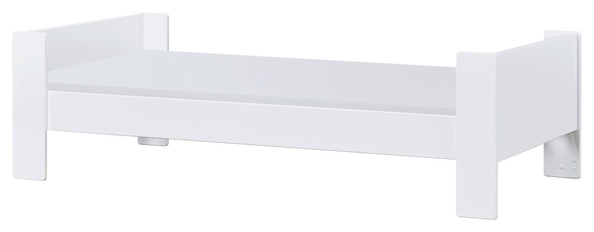 KINDER-/JUNIORBETT - Naturfarben/Weiß, MODERN, Holz/Holzwerkstoff (90/200cm) - MID.YOU