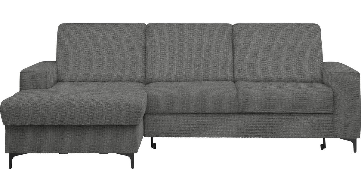 HÖRNSOFFA i vävt tyg brun, gråbrun  - gråbrun/brun, Klassisk, metall/textil (167/247cm) - MID.YOU