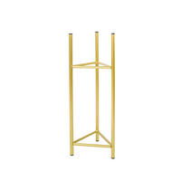 BLUMENSTÄNDER Metall  - Goldfarben, Basics, Metall (23/60/23cm)